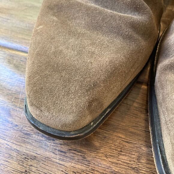 Donald J Pliner Men Ankle Boots Chelsea Size 13M Brown Suede Leather Zipper main image 11